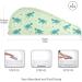 Little Blue Turtle Hair Towel 2 Pack | Super Absorbent Quick Dry Hair Turbans for Women & Girls - Perfect Hair Drying Solution - Buy Online on GoSupps.com