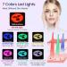 LED Light Mask for Face - Red & Blue Light Therapy 7 Colors Silicone Facial Device for Collagen Production | International Shipping - Buy Online on GoSupps.com