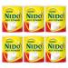 Nido Milk Powder Full Fat Whole Tea Coffee Whitener Dairy Drink Baking Cooking 400g Pack of 6 with Welari Thank You Card | (6pack)