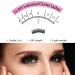 Cluster Lashes 72 Pcs Individual Lashes | DIY Eyelash Extension | Super Thin Band | Reusable & Comfortable | 12mm Into You-01 - Buy Online on GoSupps.com