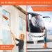 Mokasi Window Cleaning Squeegee Kit: 20+ Feet Reach 2 in 1 Window Washing Squeegee & Duster with 3 to 14 ft Spliceable Extension Pole - Window Cleaner Tool for Home Indoor Outdoor High Glass Washing Orange - Buy Online on GoSupps.com
