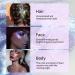 Glitter Green Eyeshadow - Waterproof, Long-Lasting Metallic Gel Texture with Eye Brush - Green-05 - Buy Online on GoSupps.com