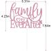 Family Ever After Cake Topper Forever Family Anniversary Birthday Baby Shower Adoption Party Decorations Rose Gold - Buy Online on GoSupps.com