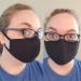 Comfso Cloth Face Masks Cotton with Nose Bridge Wire - Pack of 5 Black | For Girls, Boys, Men, Women - Buy Online on GoSupps.com