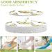 3-Pack Cleaning Kitchen Sponges Oval Seamless Pattern of Butterflies Kitchen Cellulose Dishwashing Wood Pulp Cotton - Buy Online on GoSupps.com