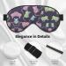 Cute Mouse Print Soft Adjustable Sleep Eye Mask - Blackout Silk Blindfold for Men & Women | Best Sleep Accessories - Buy Online on GoSupps.com