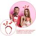 FOMIYES Valentines Day Headbands Red Heart Headband Boppers Sequin Hair Hoop Hairband for Women Girls Party Dress Accessories - Buy Online on GoSupps.com