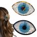 YOSOMK 3 Retro Blue Eye Hair Claw Clips Non-slip Small Hair Clips for Women Unique Design Claw Hair Clips for Thick and Thin Hair Stitching Color Hair Accessories for Women and Girls