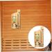 Ganazono 2-St Sauna Timer Hourglass Toy - 15 Minute Wooden Sauna Dater & Desk Attachment for Baby Room - Perfect Wooden Glass Timer & Thermometer - Buy Online on GoSupps.com