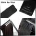 LEONTOOL Tape in Hair Extensions Pliers Stainless Steel Flat Surface Sealing Clamp Pliers Tools with A Pair of Nylon Replacement Tips Hair Sealing Pliers Tape Extensions Pliers Tools for Women Hair - Buy Online on GoSupps.com