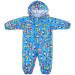 De feuilles Kids Button Rain Suit | Waterproof Hooded Raincoat Jumpsuit 4-6 Years Blue Cars - Buy Online on GoSupps.com