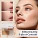 3-Color Cream Contour Palette | Contouring and Highlighting Concealer - Complexion Corrector for Redness Blemishes Dark Circles and Foundation - Buy Online on GoSupps.com