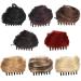 Olacare 2PC Claw Clip Synthetic Hair Bun Extensions for Women - Updo Brown Ballet Bun Hairpieces - Buy Online on GoSupps.com