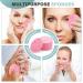50 Compressed Facial Sponges - Reusable Natural Beauty Makeup Sponges for Daily Skin Care & Makeup Removal | Pink - Buy Online on GoSupps.com