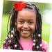 minkissy 1 Set Barrel Beads Hair Cuffs Hair Braid Cuff Dreadlocks Braiding Bead Dreadlock Hair Ring Beads for Kids Braid Jewelry Mini Bow Delicate Hair Tube Beads Polyester Charm Hair Clip - Buy Online on GoSupps.com