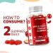 Vitamatic Apple Cider Vinegar Gummies - 1000mg - 60 Vegan Gummies - Detox & Weight Loss Support - Buy Online on GoSupps.com