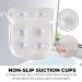 AEROiVi Bathtub Pillow - Neck and Back Support with Non Slip Suction Cups | Spa Bath Cushion - Buy Online on GoSupps.com
