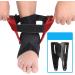Amagogo Adjustable Ankle Brace with Side Stabilizers - Optimal Support & Comfort Black M - International Shipping Available - Buy Online on GoSupps.com