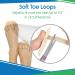 ViveSole Double Hammer Toe Splint Pair - Toe Corrector for Women - Budin Toe Straightener - Bunion Separators - Big Toe Brace Wraps for Men (1 Pair) - Buy Online on GoSupps.com