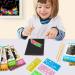 Gddochn 40 Pcs Scratch Notebooks Set | Scratch Art Paper Rainbow Mini Notes with Wooden Stylus and Drawing Stencils for Kids Crafts - Buy Online on GoSupps.com