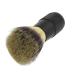 Foam Beard Brush | Black Alloy Handle | Soft Bristle Synthetic Beard Brush for Men | Travel Shaving Brush - Buy Online on GoSupps.com