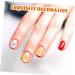 Healeved 4pcs 1 Nail Art Polymer Clay Polymer Clay Beads Sticker for Nails Diy Nail Art Decoration Nail Jewelry Polymer Sprinkles Phone Cases Nails Stickers Nail Stickers Cosmetic - Buy Online on GoSupps.com