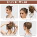 Fake Hair Bun Synthetic Messy Bun with Elastic Rubber Band Wig Curls Scratch Ponytail Extensions Hair Bun Donut Bun Wigs for Women Hair Accessories (Color : Medium Brown) - Buy Online on GoSupps.com