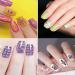 Nail Stamping Gel Polish 8 Colors Stamping Polish Red Black White Purple Blue Silver Soak Off Printed Gel UV Nail Polish Gel for Nail Stamp Plate Stamper DIY Nail Art Design - Buy Online on GoSupps.com