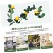 HOMSFOU 3 Pcs Simulation Lemon Rattan Lemon Vines Decorative Fruit Artificial Lemon Artificial Vines Garland Summer Garland for Mantle Lifelike Fruit Decoration Wedding Plant Stem Plastic Yellowx3pcs 100x10cmx3pcs - Buy Online on GoSupps.com
