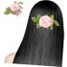 Didiseaon decorate bride hair accessories European fashion flower head fabric the flowers flower hair clips for women vacation side hair comb hair combs for women hair comb flowers for hair - Buy Online on GoSupps.com