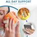Actesso Neoprene Finger Splint Brace - Support for Mallet, Trigger Finger & Pain - Beige (Index/Middle/Ring) - Buy Online on GoSupps.com