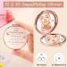 HYOUCHANG 2Pcs Sister Gifts- Compact Makeup Mirror in Rose Gold | Bridesmaid Gift - Birthday, Valentines Day, Graduation, Thanksgiving or Christmas Gifts for Best Sister Friend - Buy Online on GoSupps.com