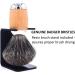 Taconic Shave Extra-Dense 100% Mixed Badger Luxury Shaving Brush with Beechwood Handle & Chrome Stand - Premium Shaving Brush for Men - Buy Online on GoSupps.com