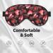 Buy Adjustable Ladybugs & Red Hearts Sleep Mask - Soft Double-Sided Eye Covers for Ultimate Comfort & Eye Edema Relief | International Shipping Available - Buy Online on GoSupps.com
