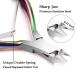 Ejiubas Cuticle Trimmer Cutter Nippers Clippers - Professional Stainless Steel Cuticle Scissors for Manicure Pedicure - Fingernail Cuticle Remover Tool - Christmas 1-Chameleon - Buy Online on GoSupps.com