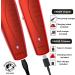 Supreme Trimmer 2-in-1 Vader Clipper & Trimmer Kit | Cordless Beard Trimmer & Clippers Set for Barbers & Home | DLC Coated Blades | Red Kit - International Shipping Available - Buy Online on GoSupps.com