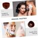 Frcolor Men's Razor Soap & Cleaning Bowl | Premium Wood Serving Shell for Grooming | Perfect for Shaving & Skin Care - Buy Online on GoSupps.com