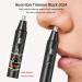 2024 Rechargeable Nose Hair Trimmer - Painless Removal & 6 Earpicks - Speed Rotation Motor - Black | International Shipping - Buy Online on GoSupps.com