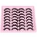 Russian Strip Lashes D Curl Cat Eye | Natural Wispy Fake Lashes Pack - 16 Pairs D2 - Buy Online on GoSupps.com