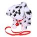 WorWoder Plush Teddy Toy Puppy Electronic Interactive Pet Dog - Walking Barking Tail Wagging Stretching Companion Animal for Kids (Dalmatians)