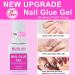 Super Strong Nail Glue & Remover Kit - Long Lasting Press On Acrylic Nails | Quick Nail Removal Solutions - Buy Online on GoSupps.com