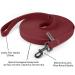 Wolfone 15m Waterproof Dog Leash - Heavy Duty Anti-Slip Handle Dark Red Long Recall Tow Line for Outdoor Training Activities - Buy Online on GoSupps.com