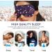 Haskirky Light Blocking Eye Mask for Adults - Adjustable & Breathable for Travel, Yoga, Meditation - Deep Sleep Goodies Stars Design - Buy Online on GoSupps.com