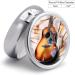 Round Pill Box with Watercolor Acoustic Guitar Print | 3 Compartment Portable Pill Organizer | Decorative Metal Pocket Pill Case - Style 4 - Buy Online on GoSupps.com