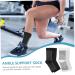 GANAZONO Compression Ankle Socks - 4 Pairs Unisex Protective Sports Socks for Mountaineering & Support - Foot Protection & Comfort - Buy Online on GoSupps.com