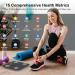 Healthkeep Smart Body Fat Scale with Large VA Display 15 Body Composition Metrics with Heart Rate Body Fat Smart Digital Bathroom Weighing Scale Compatible with iOS Android Max 400lb/180kg 28cm Marine Blue - Buy Online on GoSupps.com