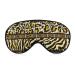 African Tribal Animal Skins Pattern Sleep Mask for Women Adjustable Sleeping Eye Shades Cover with Elastic Strap