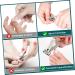 FRCOLOR 360 Rotary Nail Toenail Clipper Nail Manicure Trimmer Nail Nipper No Splash Nail Clip Nail Clippers for Seniors Toe Clippers Rotatable Nail Clipper to Rotate Steel - Buy Online on GoSupps.com