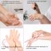 Moisturizing Silicone Spa Gel Gloves for Hand Care | Reusable Yellow Sleep Gloves for Dry Cracked Hands - 1 Pair - Buy Online on GoSupps.com