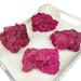 1pc 40-60g rough red corundum and green color with many sparkles